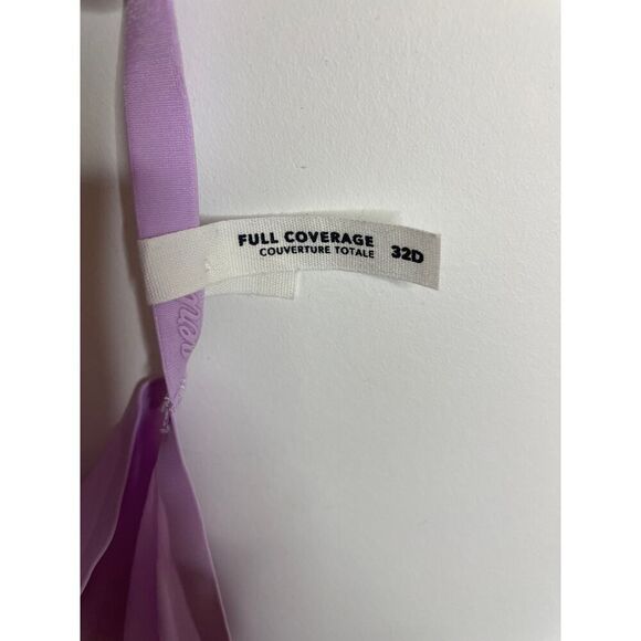 Smoothez Aerie Purple Size 32D Microfiber Unlined Full Coverage Bra NWT - Picture 8 of 11
